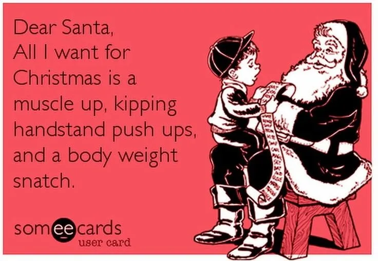 christmas wod party meme