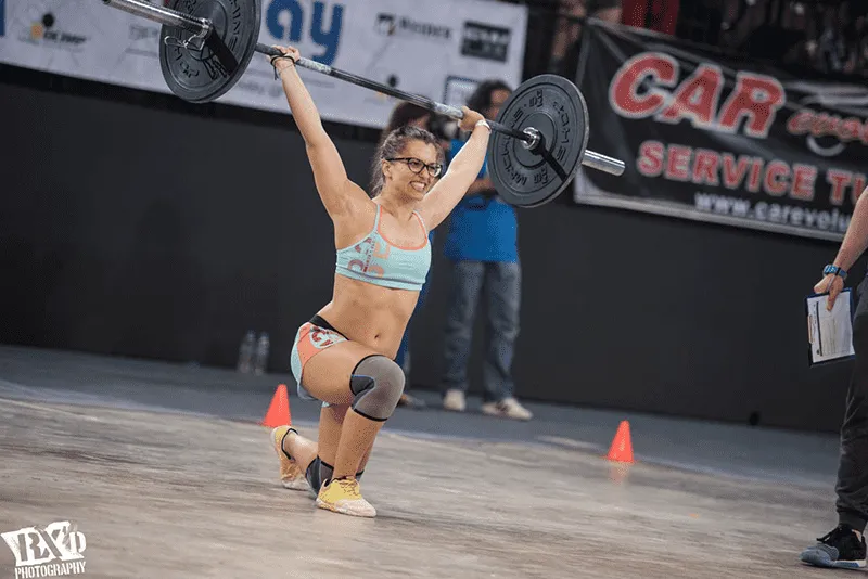 The CrossFit Open walking lunges